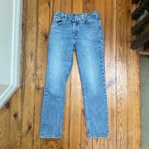Levi’s 501 Women’s Jeans Original Fit, “Medium Indigo Worn-In” Shade